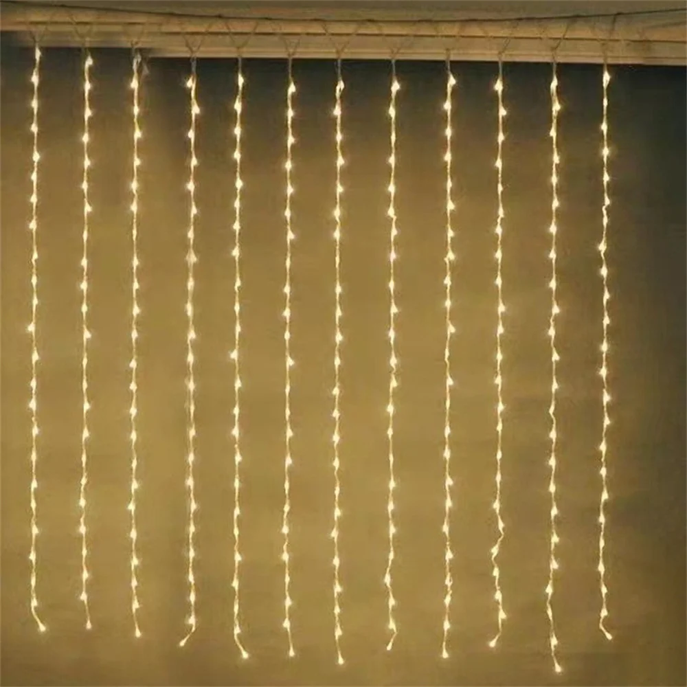 

New Year USB Curtain Light String with Remote Gifts Xmas Tree Navidad Home Party Decoration Noel Christmas Fairy Bedroom