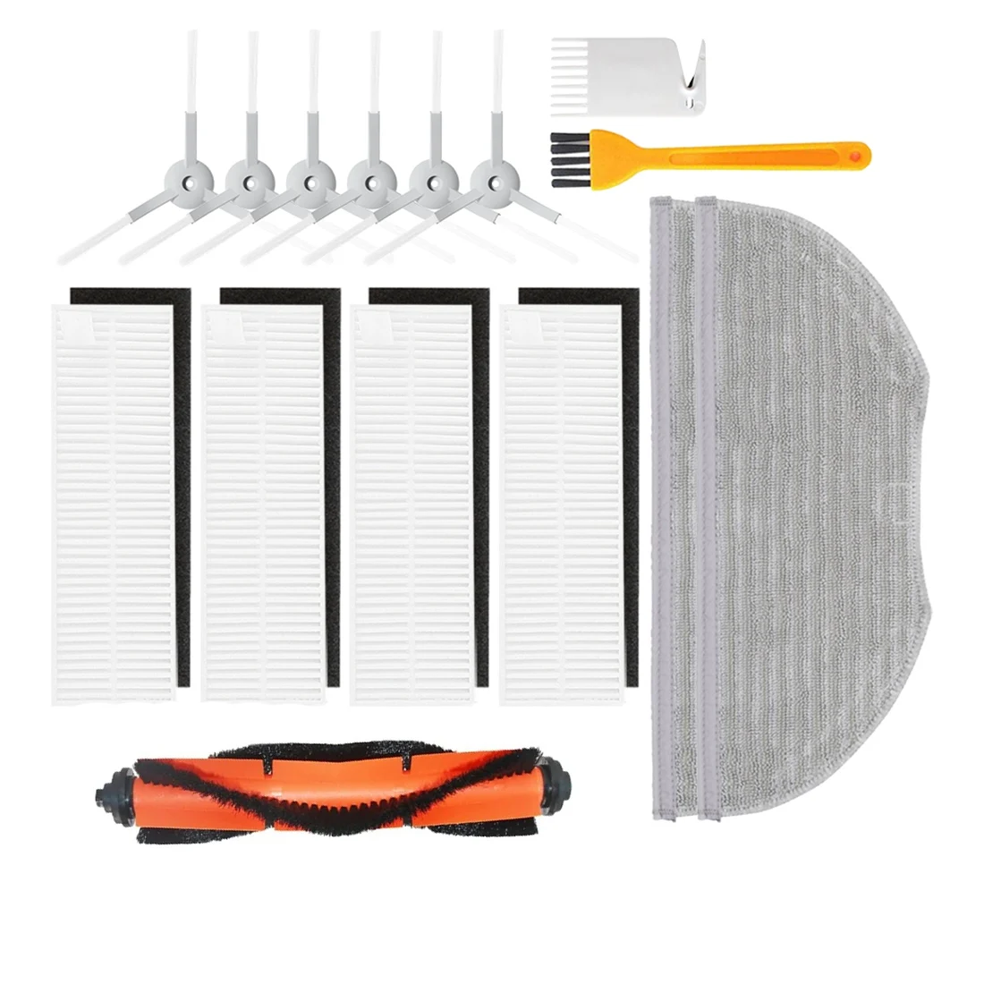

Фильтр HGHO для робота-пылесоса Xiaomi G1 Mi Robot Vacuum-Mop Essential MJSTG1, аксессуары для пылесоса, основная роликовая щетка, тряпка для влажной уборки