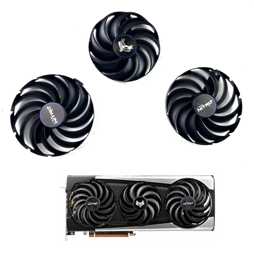 NEW Cooling Fan 88mm FDC10U12S9-C 95MM 6PIN For Sapphire NITRO+ AMD Radeon RX 6700 6800 6900 XT GPU Graphics Card Fans
