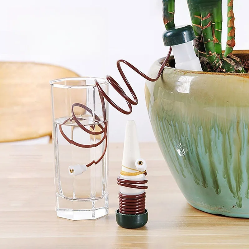 1/2/3/4pcs Flower potted automatic watering irrigation device drip Plant Waterer gardening tool ceramic drip irrigation device