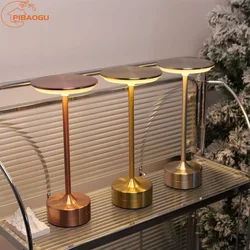 Wireless LED Table Lamp Touch Sensor Desktop Night Light USB Rechargeabl Portable Bedroom Night Light Reading Lamps Decor Light