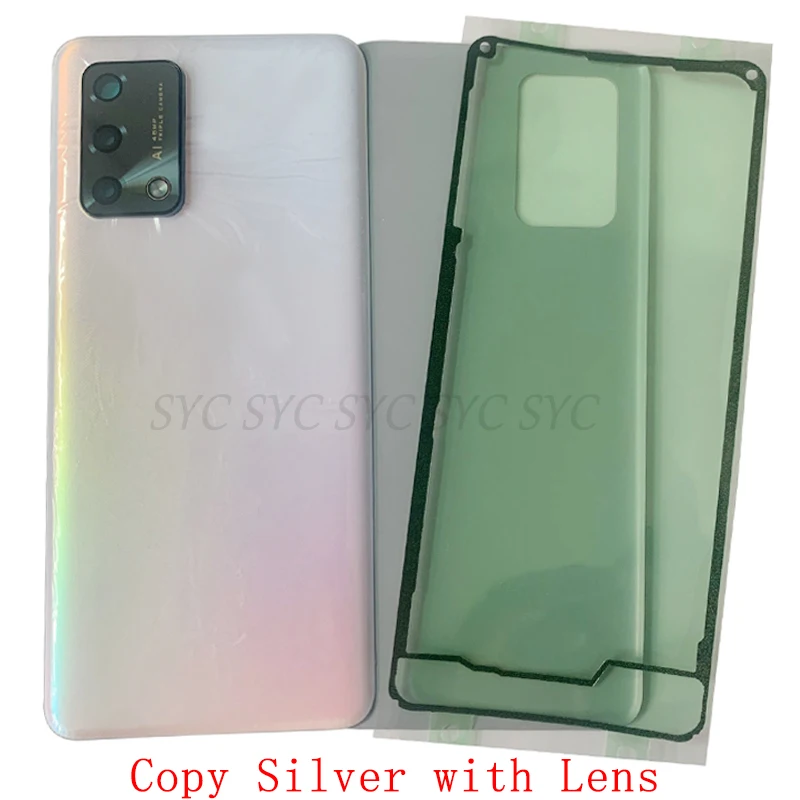 Battery Cover Rear Door Case Housing For OPPO Reno 6 Lite Back Cover with Adhesive Sticker Repair Parts image 3