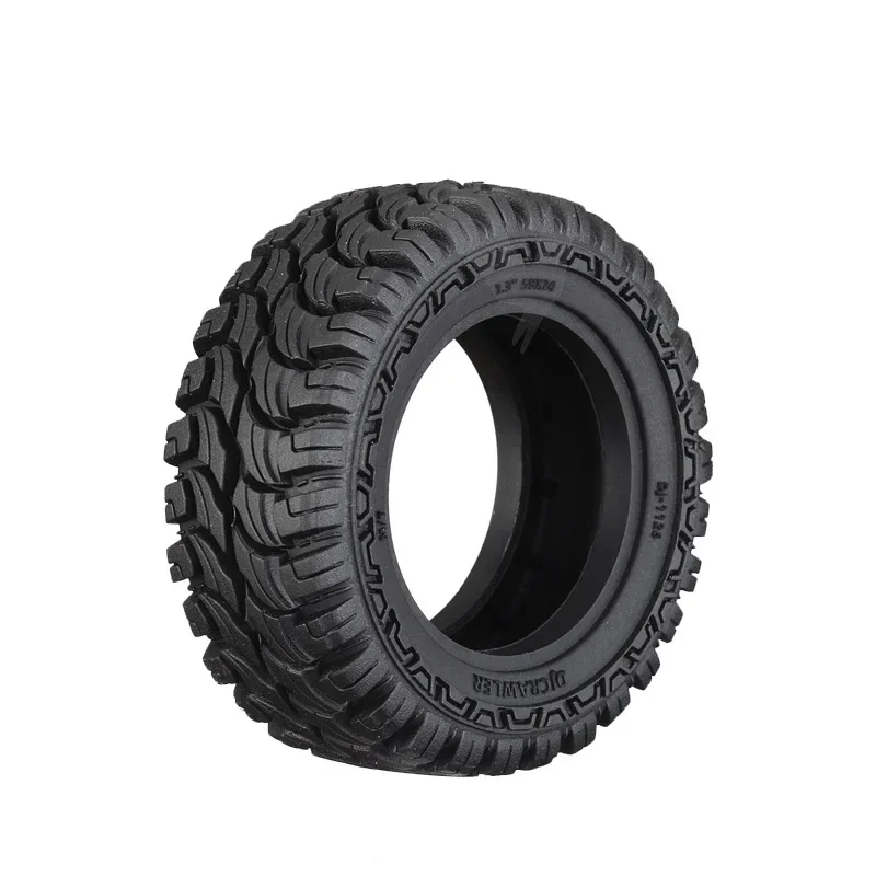 4pcs Rubber Rainforest tyres 58*24MM with high viscous tread For 1/24 RC Crawler Car 2021 FORD BRONCO BRUSHED RTR CHEVROLET 4WD