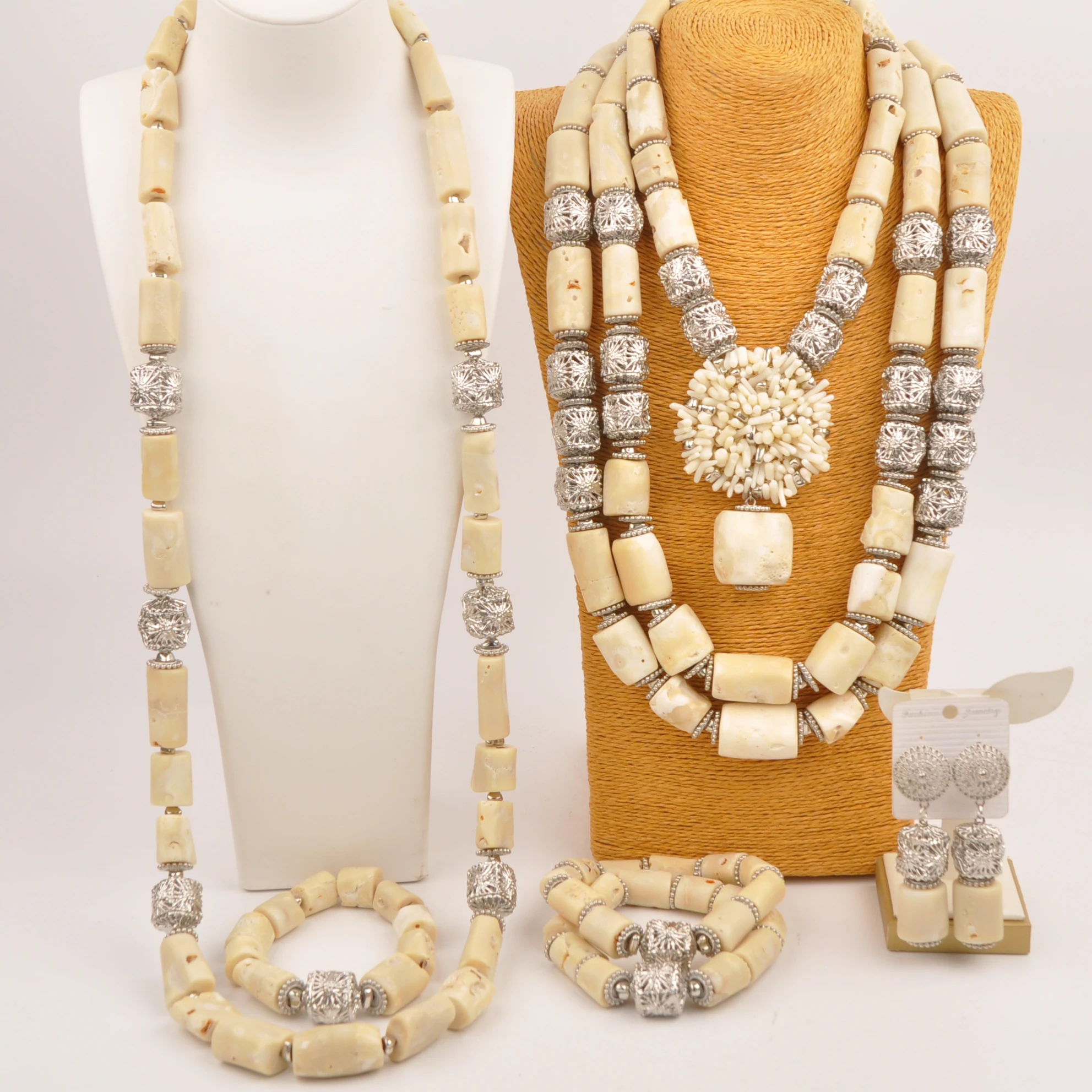 fashion-natural-nigerian-wedding-african-coral-necklace-jewelry-set-for-couple