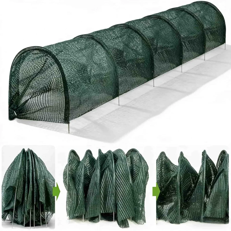 Courtyard Vegetable Water Permeable Sunshade Net10ft PE+PETPlant Protective Cover Breathable Durable Bird-proof Insect-proof Net