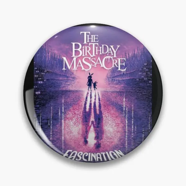 The Birthday Massacre Customizable Soft Button Pin Lapel Pin Hat Women Metal Clothes Funny Jewelry Brooch Decor Collar Creative