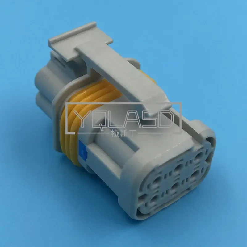 1 Set 6 Way 1.5 Series Automotive Plastic Housing Electric Wiring Connector AC Assembly Car Modification Accessories Plug