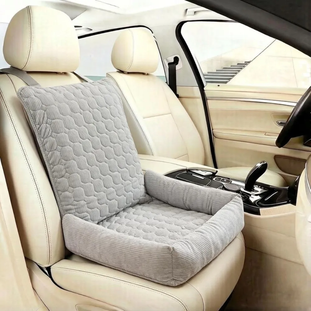 Wear Resistant Folding Pet Car Seat Cover Detachable Breathable Dog Safety Seat Car Nest Non-Slip Dog Bed Outdoor Travel