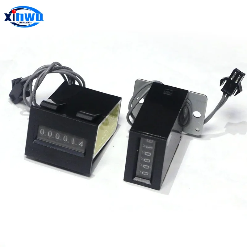 Coin Acceptor Counter Gauges Mechanical 6 Digit Display Cannot Reset Pinball Arcacde Game Vedning Machine Accounting Mechanism