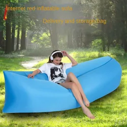 Trend Outdoor Fast Infaltable Air Sofa Bed Camping Sofa Mattress  Inflatable Air Bag Lazy Bag Beach Sofas Music Festival Lounger