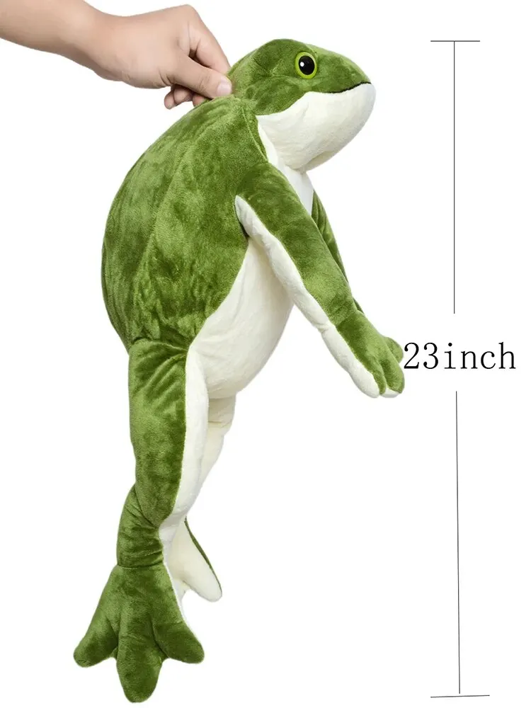 11-22 Inch Giant Frog Stuffed Animal Soft Plush Toy - Huggable Jumbo Froggy for Kids And Collectors