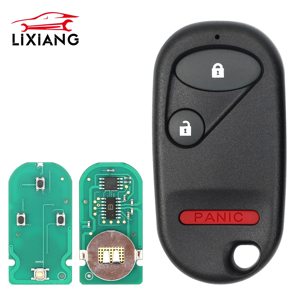 

2PCS/LOT FCC ID: OUCG8D-344H-A /KOBUTAH2T-315 Keyless Entry Remote Control Car Key Fob 3 Buttons for Honda Element Civic Si CRV