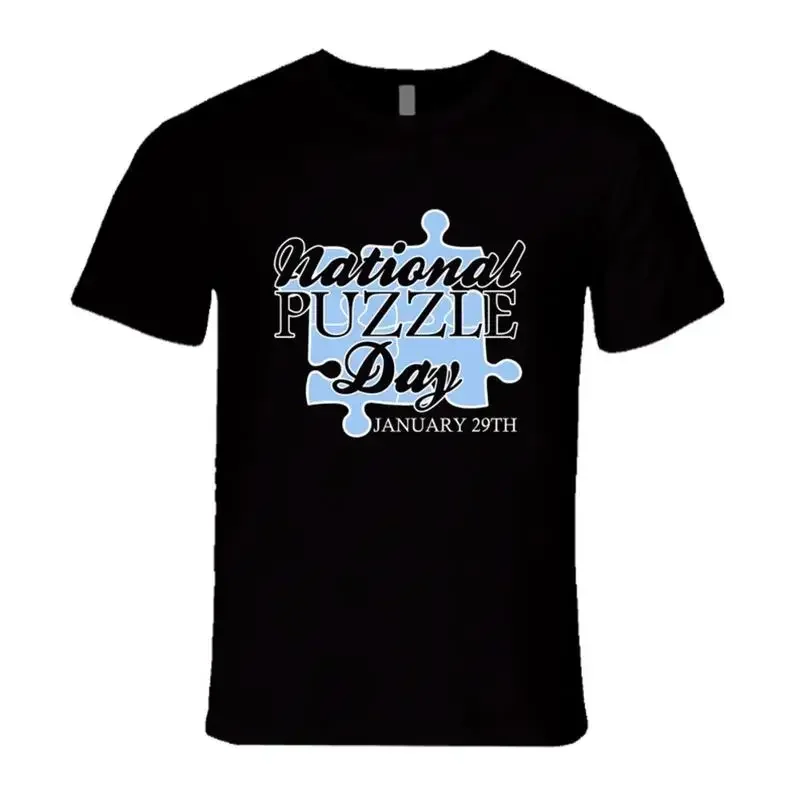 National Puzzle Day January 29th Fun Celebration T Shirt