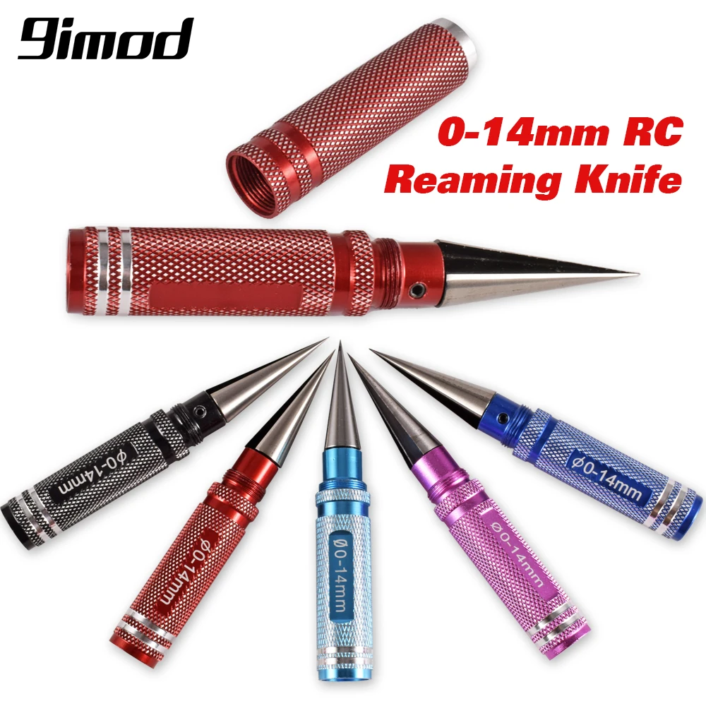 9imod 0-14mm RC รีมเมอร์, เครื่องเจาะรูขยายรูที่เปิดเครื่องเจาะร่างกาย RC เครื่องมือเจาะอเนกประสงค์สำหรับโมเดล mobil RC