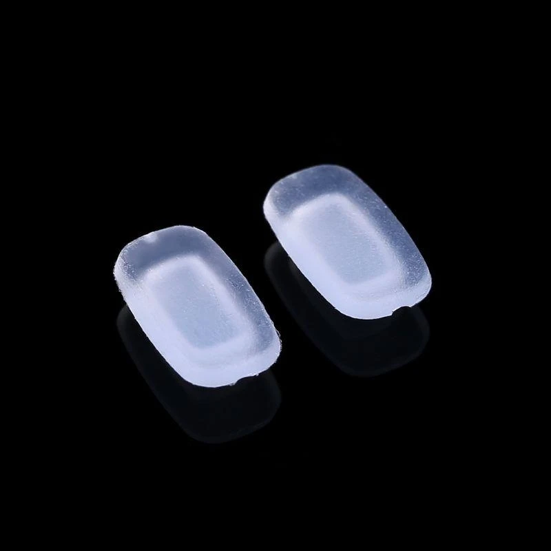 5 Pairs Air Bag Eyeglass Nose Pads Non-Slip Air Chamber Eyeglasses Nose Pads D-Shape Insert-in Soft Silicone Nose Pads