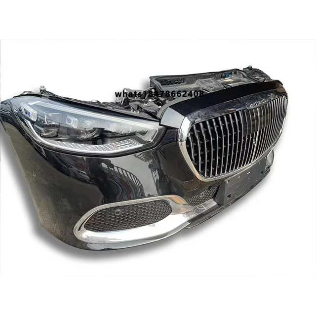 

Front bumper assembly for S580 W223 with grille and radiator fan for premium car bumper