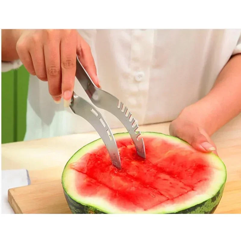 

Stainless Steel Windmill Watermelon Cutter Artifact Salad Fruit Slicer Cutter Tool Watermelon Digger Kitchen Accessories Gadgets