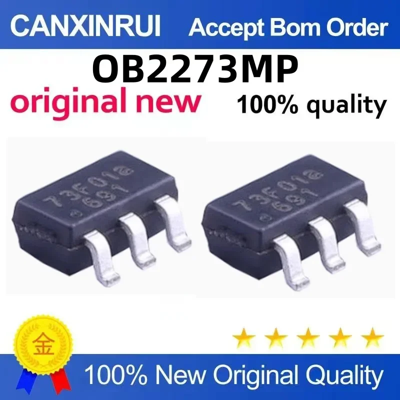 (5-100 pieces) OB2273MP OB2273AMP CMP silk screen 73/273 LCD power management chip SOT23-6