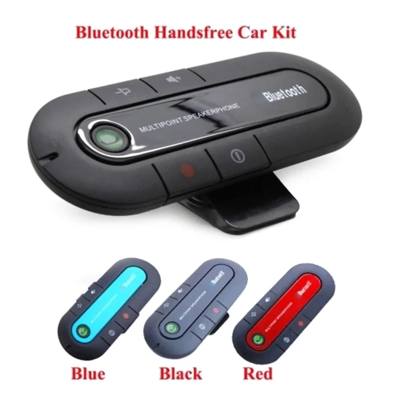 

Bluetooth-compatible Wireless In-Car Speakerphone Hands-free Phone Car Music Player Visor Clip Music Player