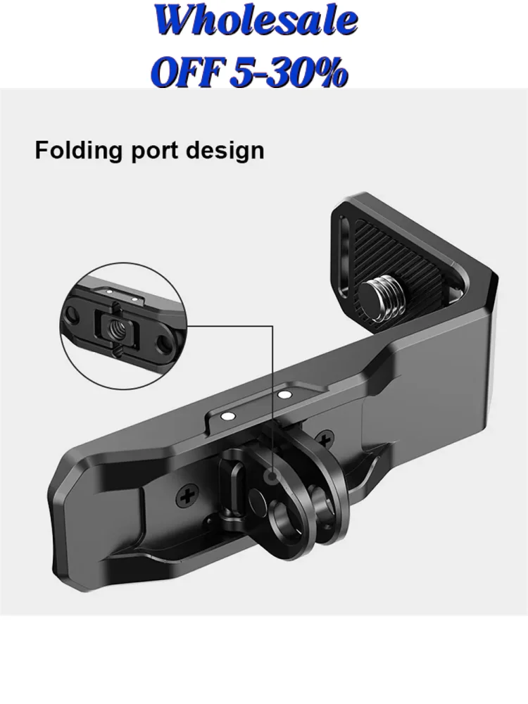 Magnetyczny adapter mocujący do Insta360X5/4, uchwyt do zdjęć poziomych i pionowych, akcesoria do kamery sportowej Insta X5, kształt L. — zdjęcie produktu 7