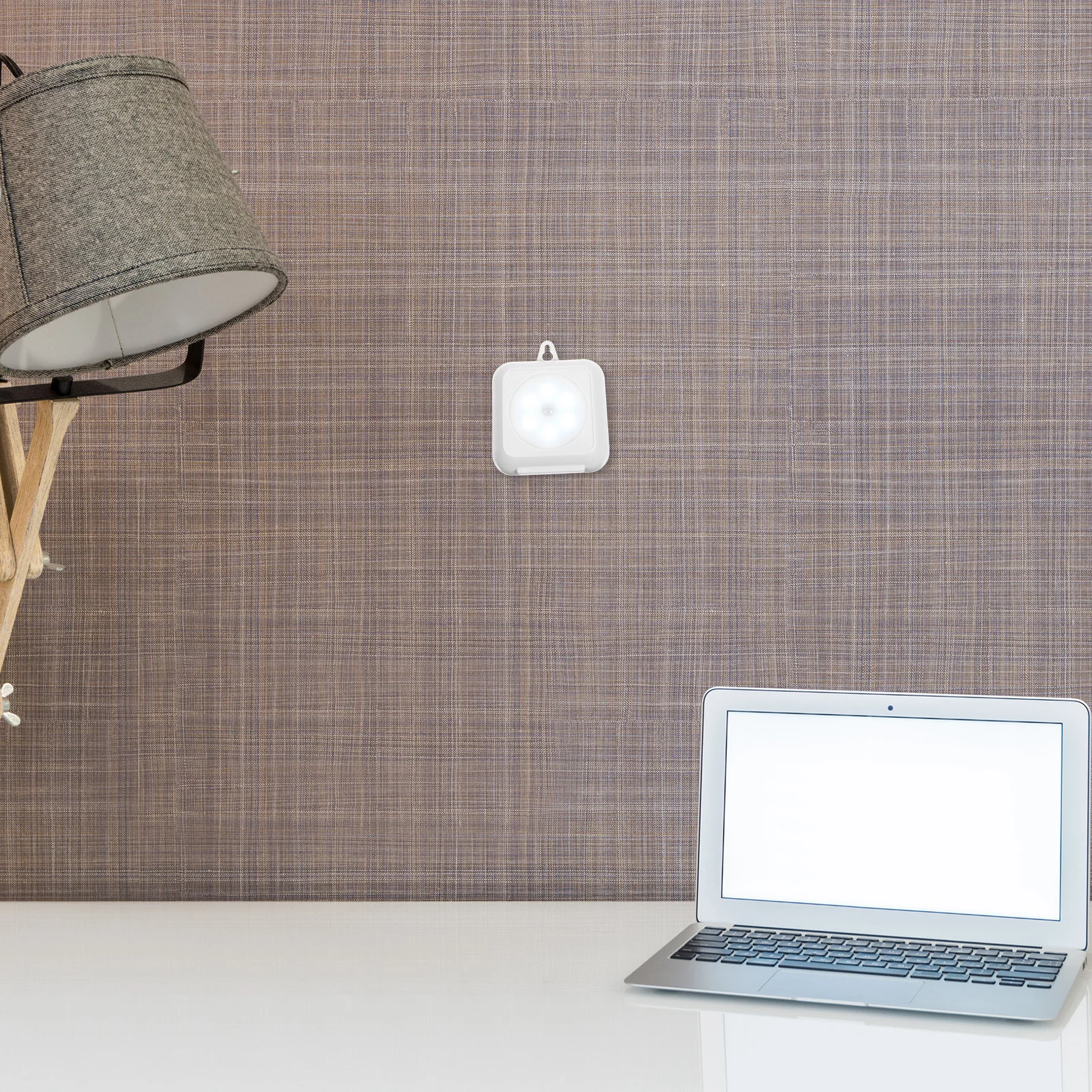 Para armario de escalera, armario de baño, Sensor magnético, No Sensor redondo, luz nocturna magnética necesaria, luz cálida