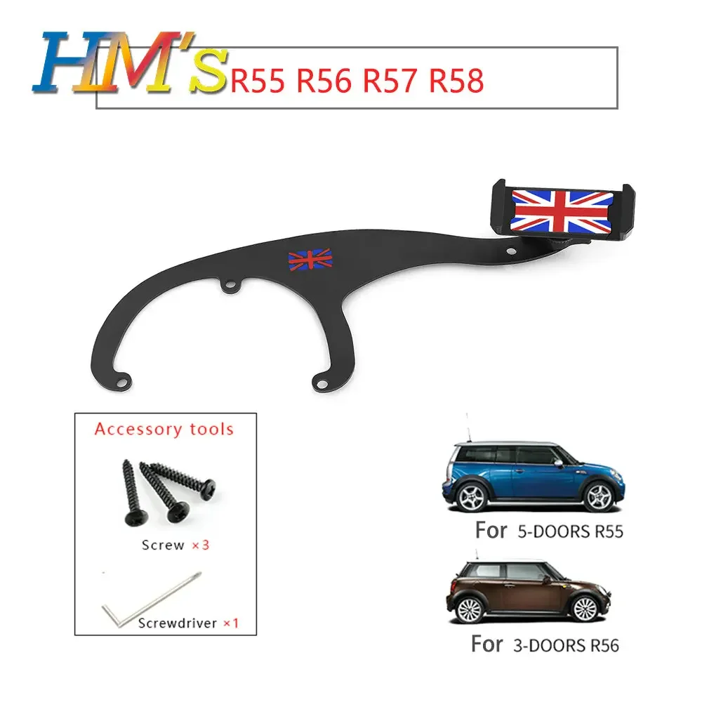 

For MINI R55 R56 R57 R60 R61 Countryman Clubman Phone Holder Car Syling Bracket for MINI Cooper Smartphone Supporter Accessories