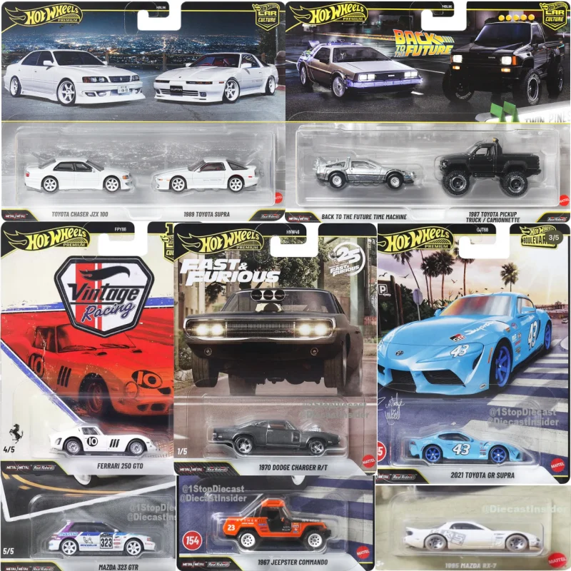 Hot Wheels Fast & Furious Ferrari Diecast Model Car Modern Car Culture Collectible Toy Adult Collectors Car Model Collection
