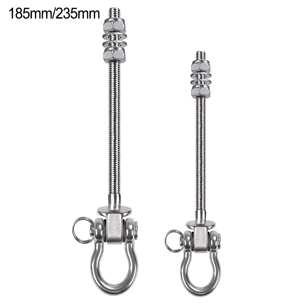 Heavy Swing Hook Bolt 150/180mm Stainless Steel Bow Shaped Swing Hooks For Outdoor Sandbag Hanging Chair Accessories