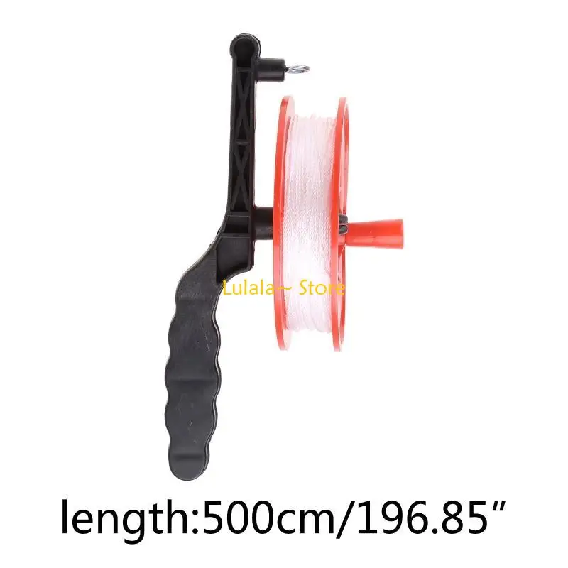 Y4QA กลางแจ้ง Ball แบริ่งล้อ Kite Winder เครื่องมือ Reel Handle Line String 60M Winder