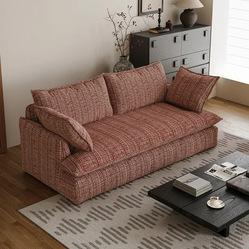 

Minimalist sofa French leisure chair Minimalist module sofa Living room curved leisure sofa