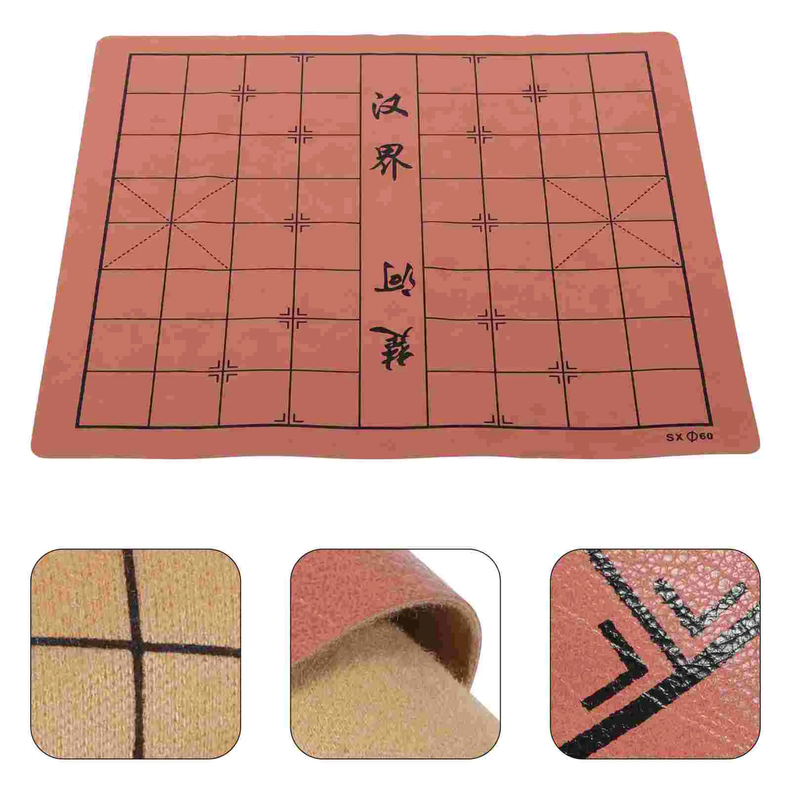 

Chess Board Double Sided Game Supplies Portable Foldable Chessboard Travel