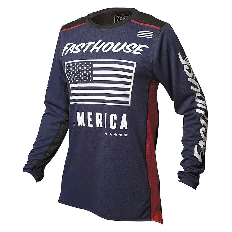 Jersey de Motocross para hombre y mujer, Camiseta larga para ciclismo de montaña, Motocross, todoterreno, 2023