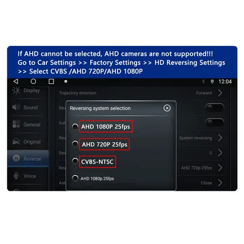 Imagen 2 del producto QMKJ AHD 1080P/720P cámara de visión trasera de trayectoria dinámica HD visión nocturna cámara de marcha atrás impermeable para Monitor de reproductor Andriod
