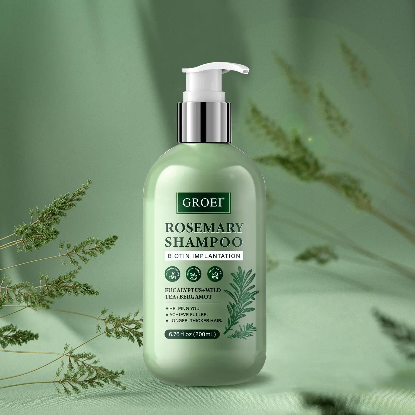 7-Day Fast Hair Growth Shampoo Spray 200ml - Anti-Hair Loss Treatment, Effectively Promotes Regrowth for Women's Hair Care.