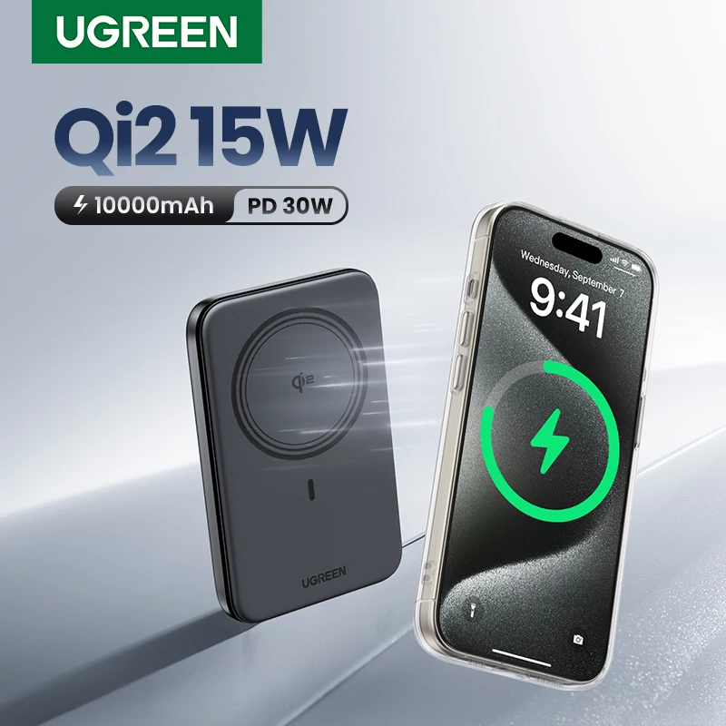 UGREEN PD 30W 20W Power Bank Magnetyczny 10000mAh Przenośny Bezprzewodowy Szybki PowerBank do Magsafe dla iPhone 17 Pro Max