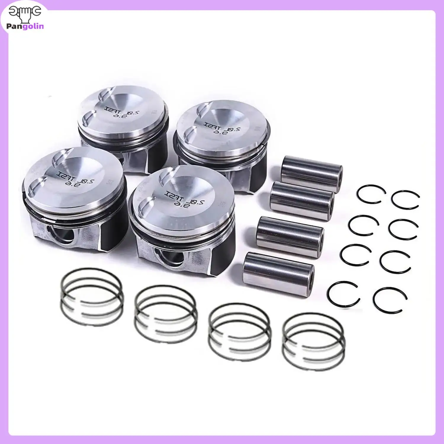 4pcs 82.5mm STD Φ21mm Engine Pistons & Rings For VW GTI Passat Tiguan Audi A3 2.0TSI 2.0TFSI DOHC 16V EA888 06H107065AM New