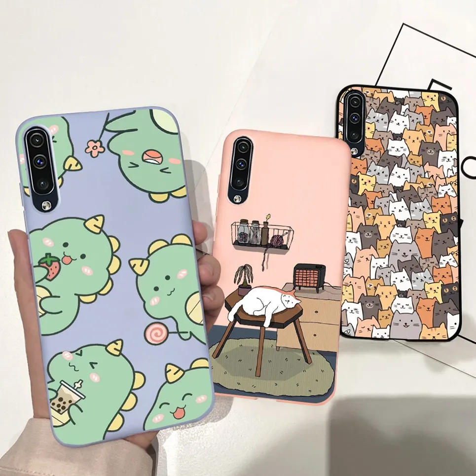 Case For Samsung Galaxy A50 Case Moon Night Silicone Phone Soft TPU Protection Back Cover For Samsung A50S A30s A 50S Case Funda