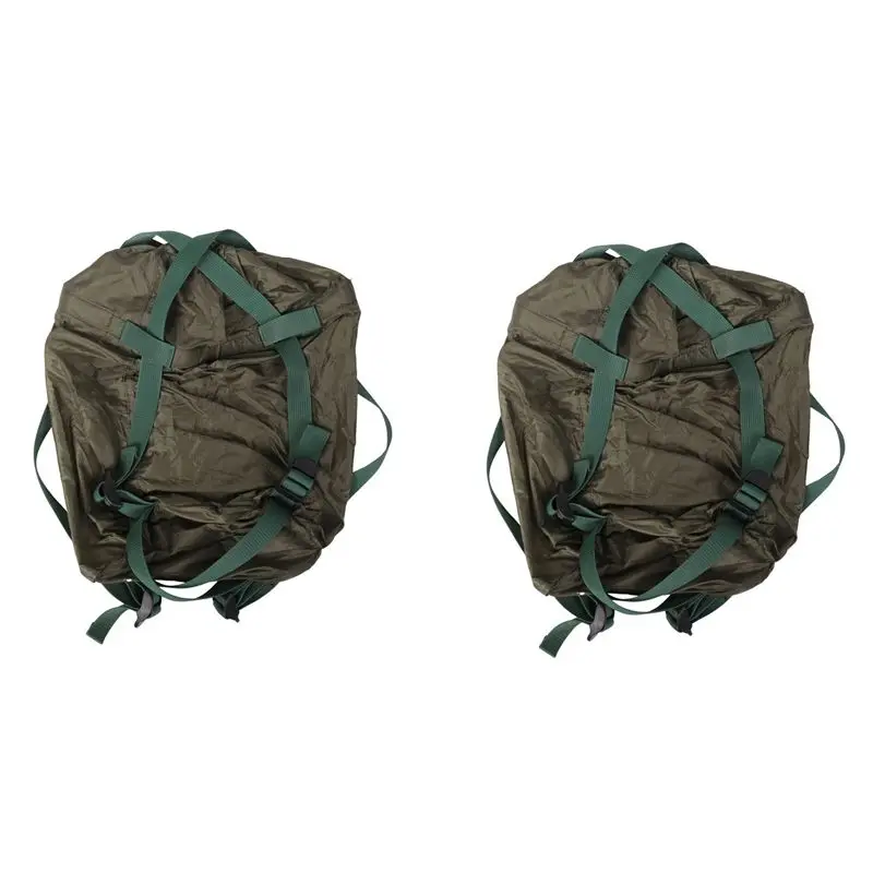 B48B-2X Outdoor Sleeping Bag Compression Sack Waterproof Camping Sleeping Bag Storage Pouch Camping Equipment Army Green