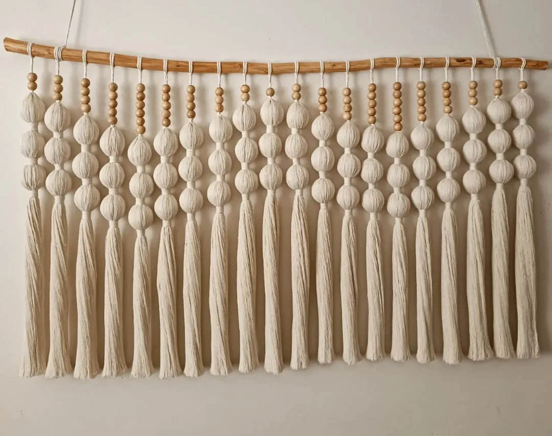 Boho Colorful Sphericity Macrame Décor Art Wall Hanging Designs Tapestry Home Decoration Wall Decor for Home Wall Living Room