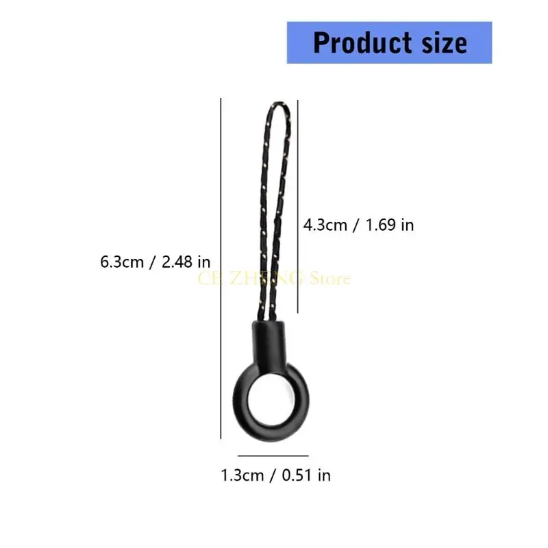 E56B Reinforced Plastic Rings Lanyard Smooth Texture Design Rope Secure Attachment For Electronics Travel Gear Daily Use
