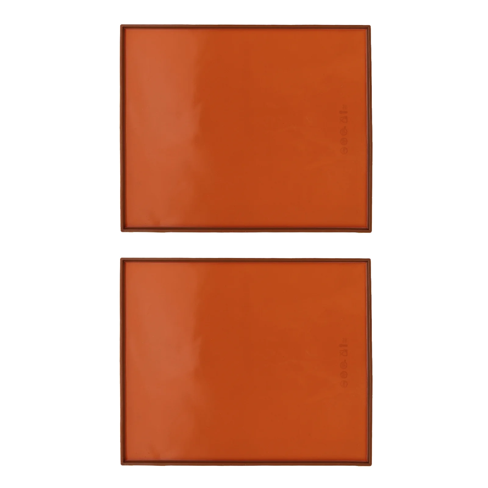 

2 шт. силиконовый коврик для выпечки с антипригарным покрытием, термостойкий кухонный коврик, многоцелевой антипригарный коврик для выпечки