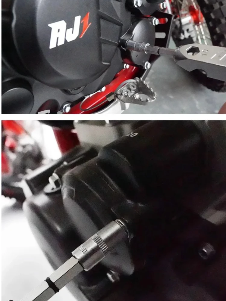 AliExpress NONE Dirt Bike multi functional portable screw tool set for motorcycle accessories maintenance tools hexagon wrench Kits Installation