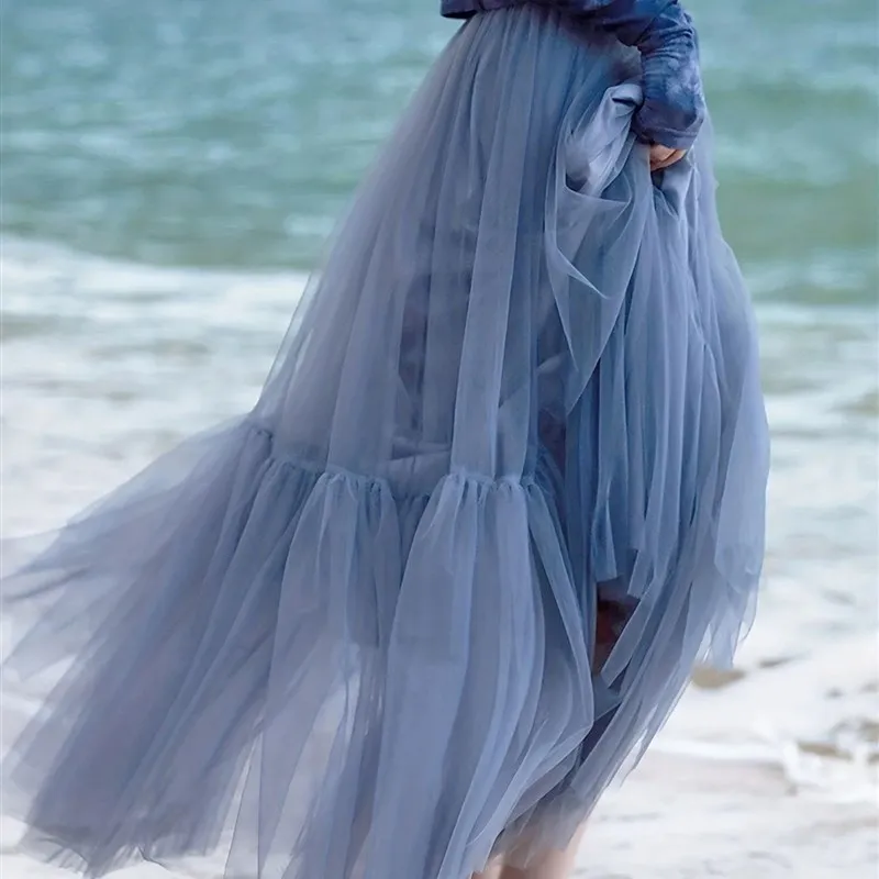 

Женская газовая пышная юбка European Sle с длинным хвостом f Dr Casual Ciwalk Другой материал 00% ткань Proc Другое