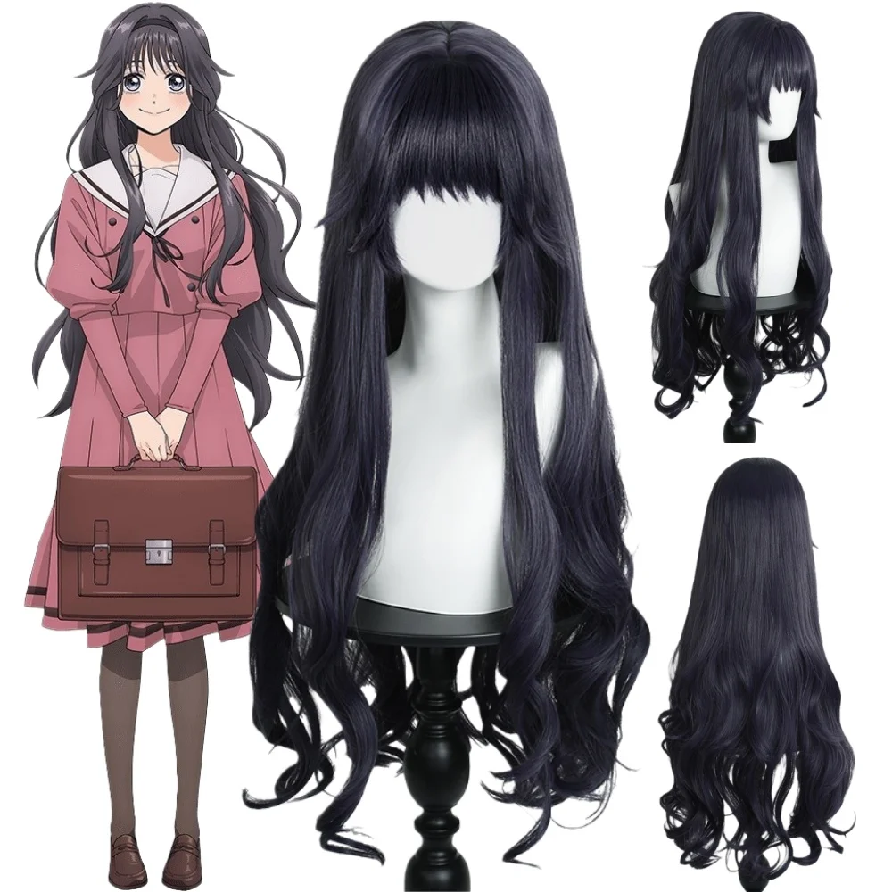 

Waguri Kaoruko Cosplay Rose Net Wig Anime The Fragrant Flower Blooms with Dignity Hair Halloween Party Prop Wigs