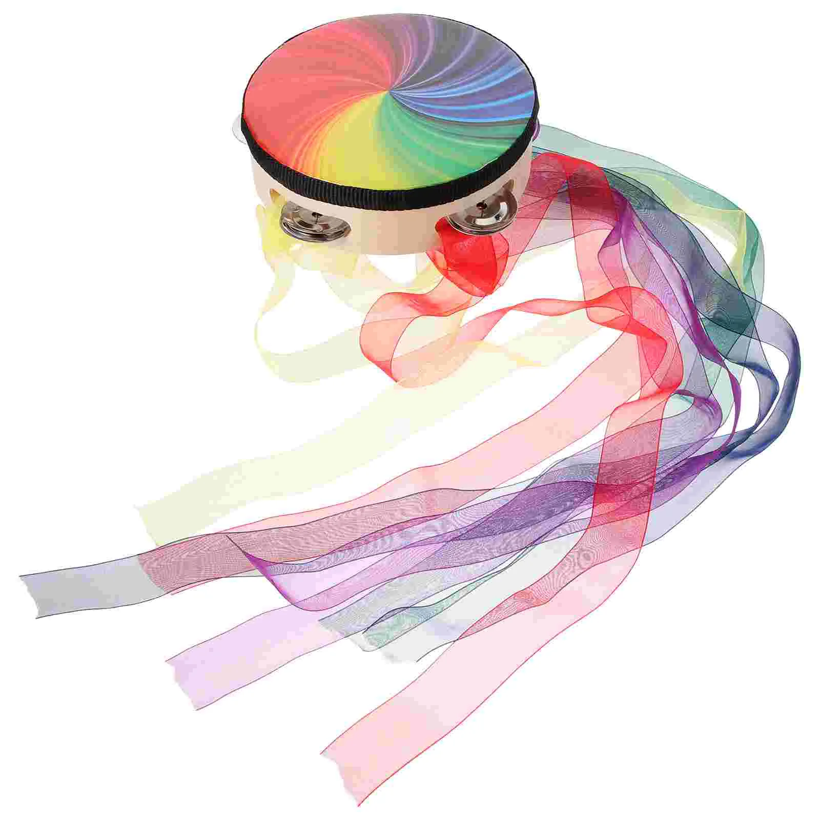 Tambourine Musical Instrument Tambourines for Adults Instruments Kids Hand Percussion Baby Ribbon