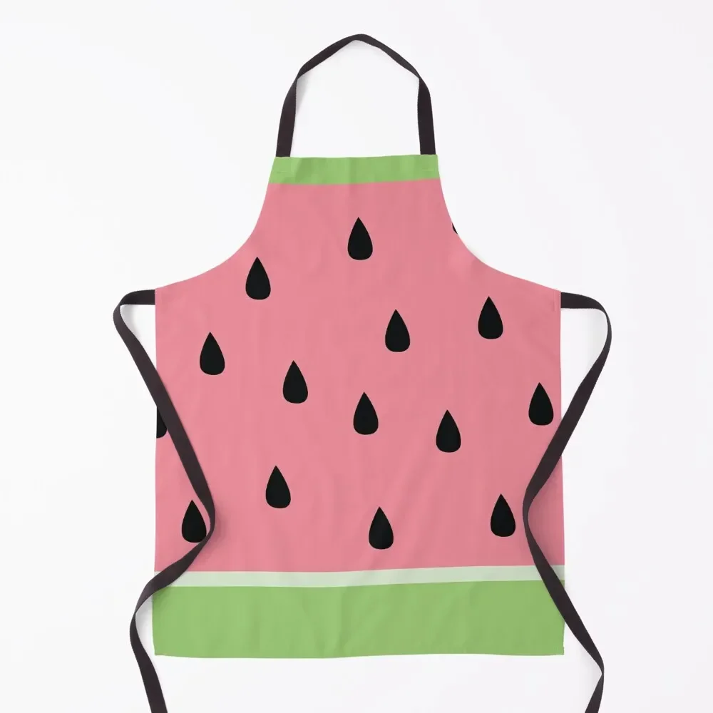 watermelon Apron Things For The Kitchen Chef Accessories for women with pocket kitchen item Apron