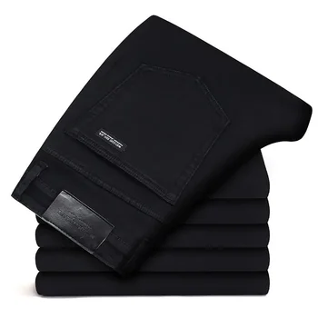 Spring Autumn Men Classic Fashion Brand Jeans Homme Man Soft Stretch Black Biker Masculino Denim Trousers Mens Pants Overalls 4 Spring Autumn Men Classic Fashion Brand Jeans Homme Man Soft Stretch Black Biker Masculino Denim Trousers Mens Pants Overalls 4