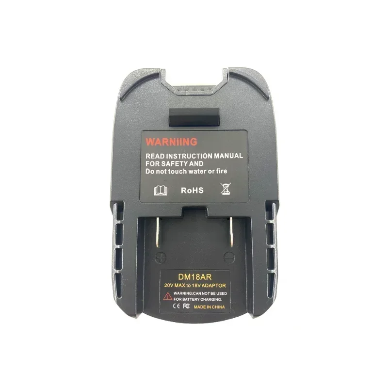 Adaptador de bateria para Dewalt, Milwaukee Li-Ion Bateria Converter para Ridgid/AEG, 18V Ferramenta, furadeira elétrica, fácil de usar, DM18AR