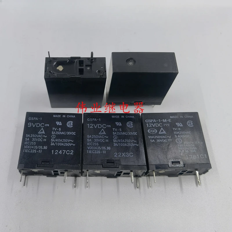 

（Brand New Original）1pcs/lot 100% original genuine relay:G5PA-1 9VDC 12VDC G5PA-1-M-E 12V 4pins 5A 10A