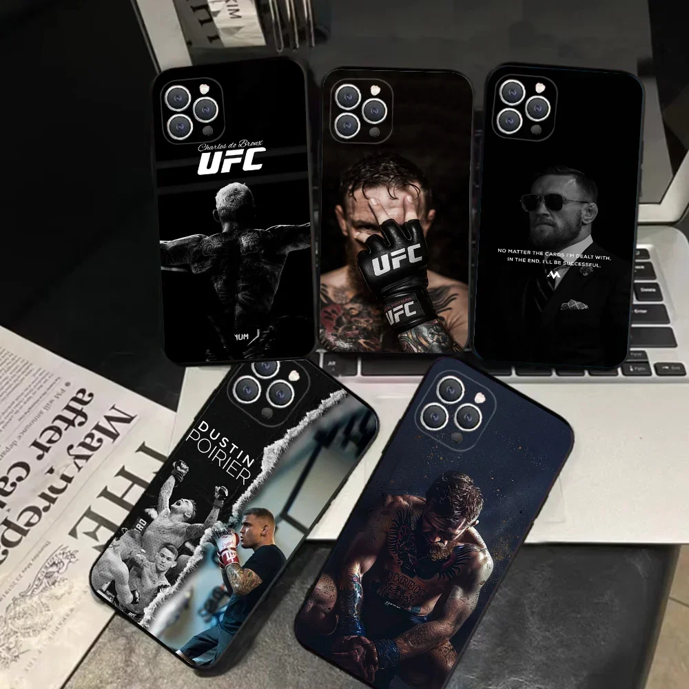 1pc U-Ufc Conor McGregor Phone Case Silicone Soft For IPhone 16 15 14 13 12 11 Plus Pro Max Plus